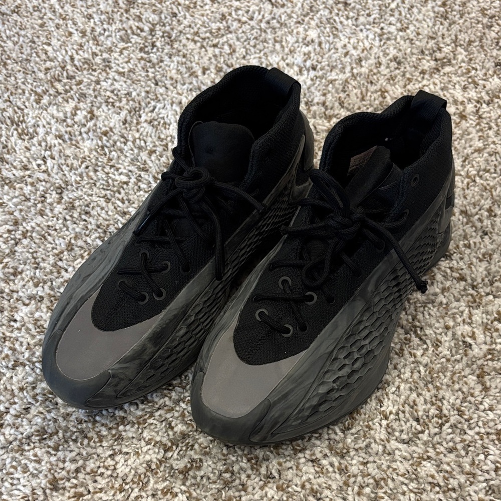 adidas - Anthony Edwards Black and Gray Youth Shoes